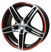 Alcasta M04 5,5x14 4x100 ET 49 Dia 60,1 (Черный)